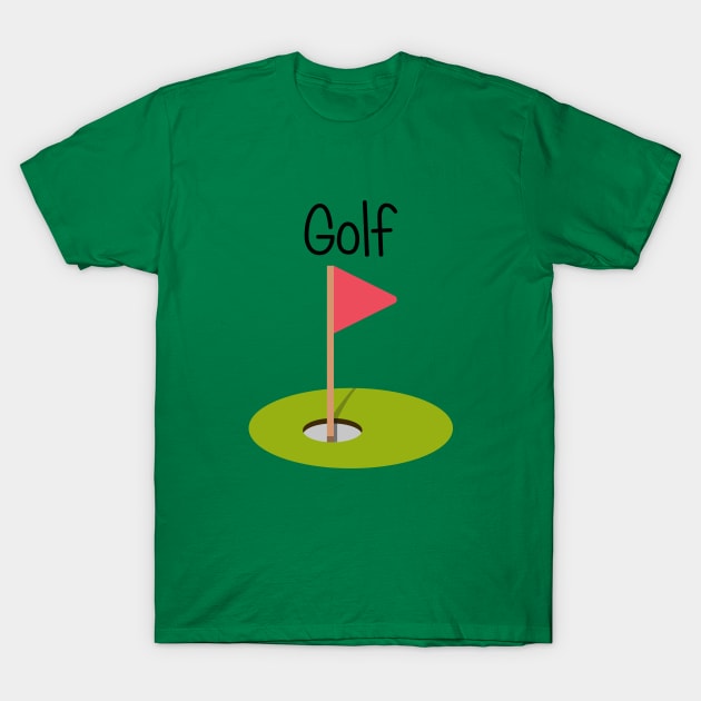 Golf T-Shirt by EclecticWarrior101